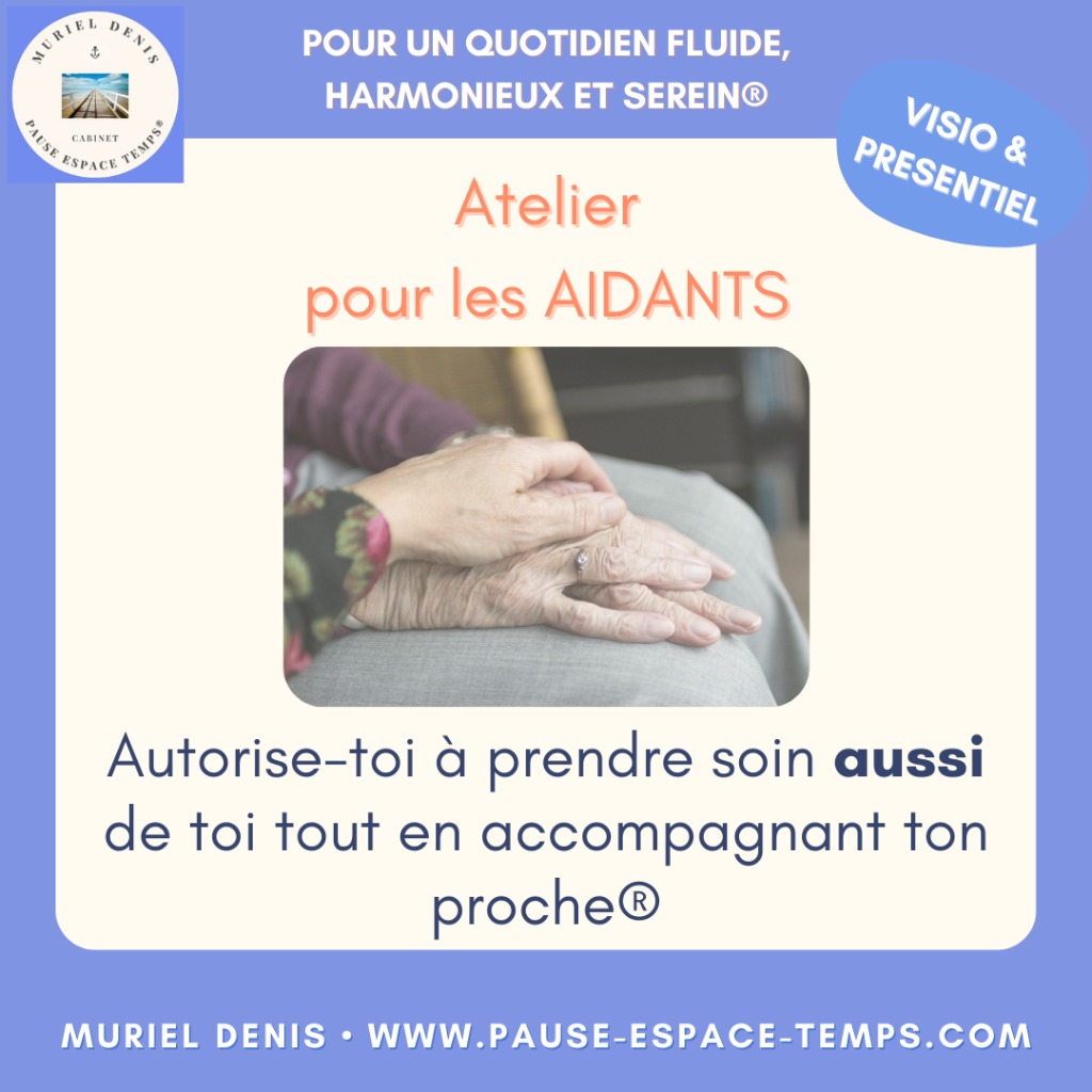 illustration Atelier pour les AIDANTS "Pour prendre soin AUSSI de vous" (1h30)