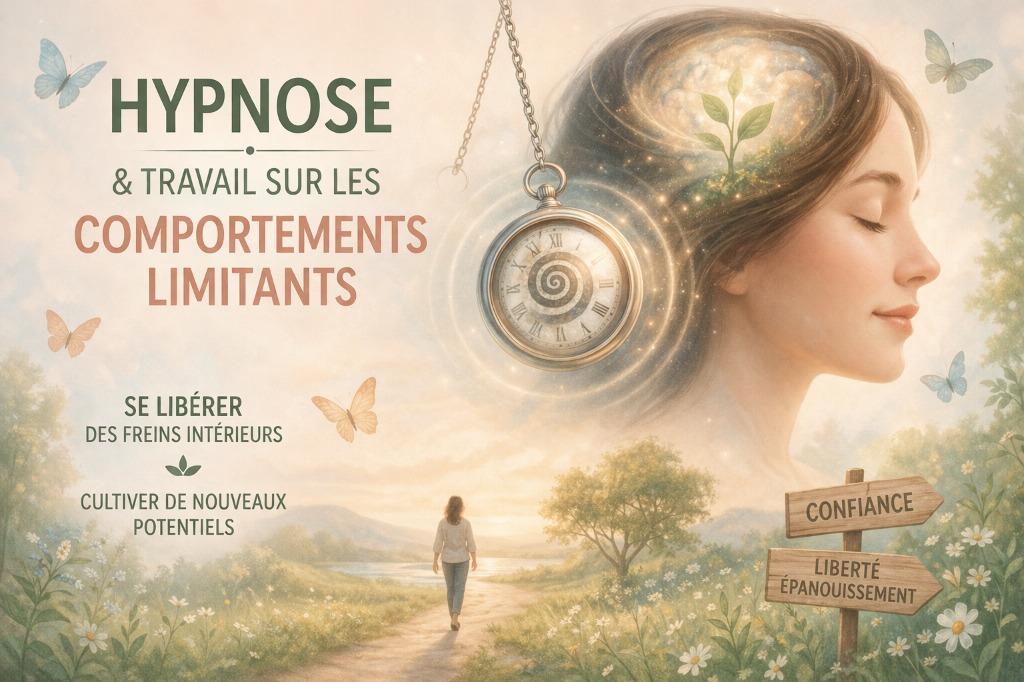 illustration Les Bénéfices de l'Hypnose sur les Comportements Limitants et les Freins Psychologiques