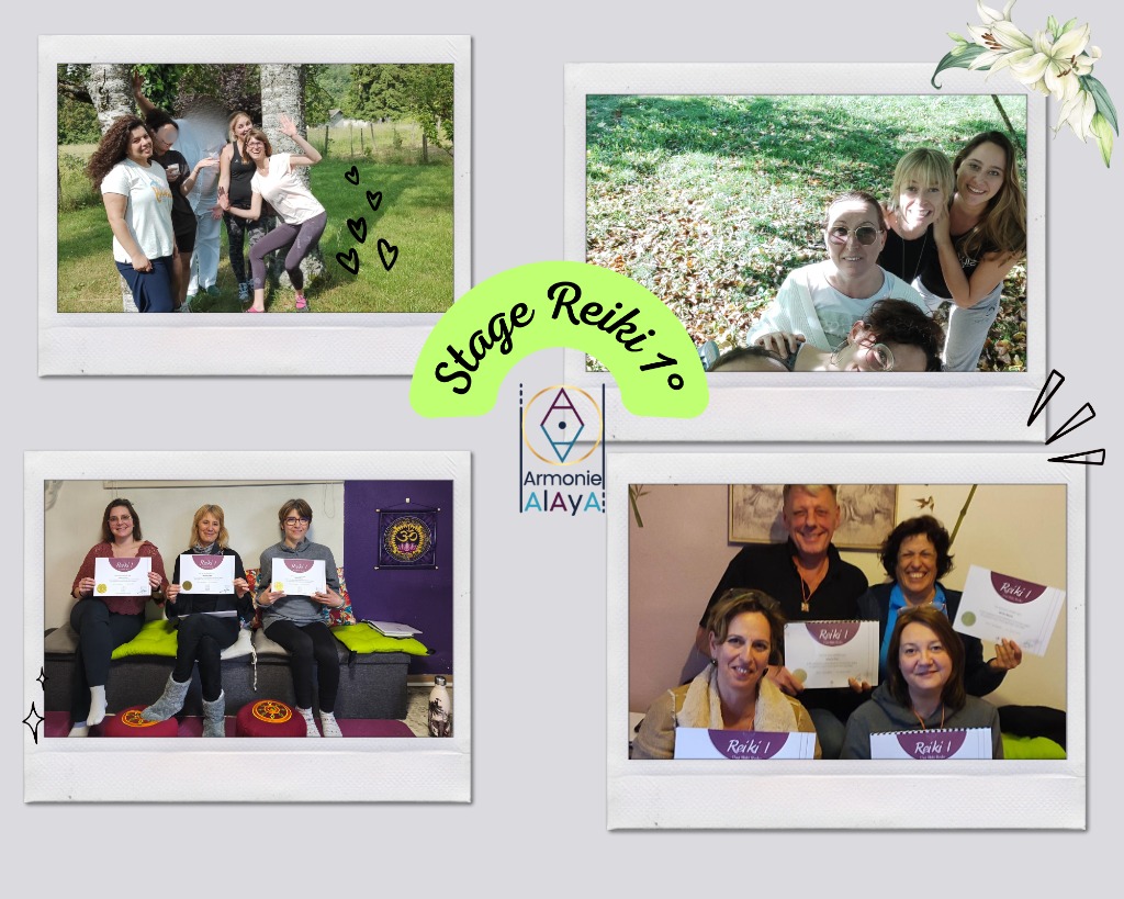 illustration Reiki Usui 1° degré les 25 et 26 avril 2026