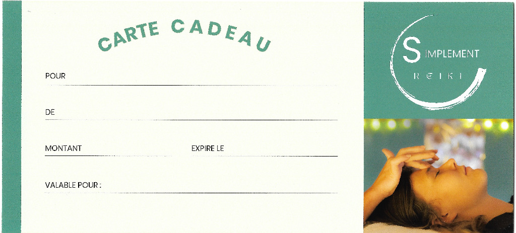 illustration Carte Cadeau " soin énergétique"