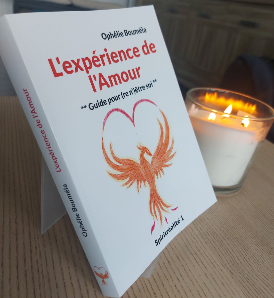 illustration Mon livre "L'expérience de l'amour", "guide pour (re n')être soi"