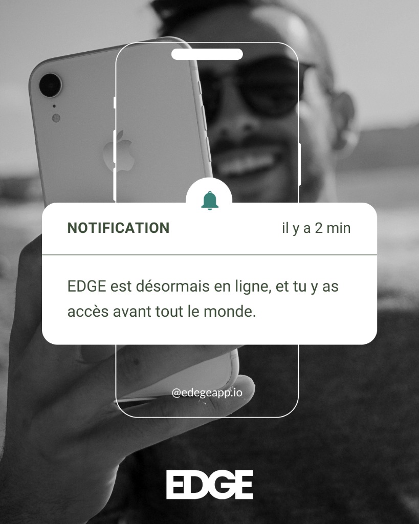 illustration EDEGE - le #1 appli pour les hommes !