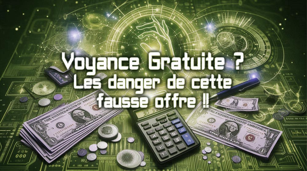 illustration Les pièges de la voyance gratuite et son offre impossible