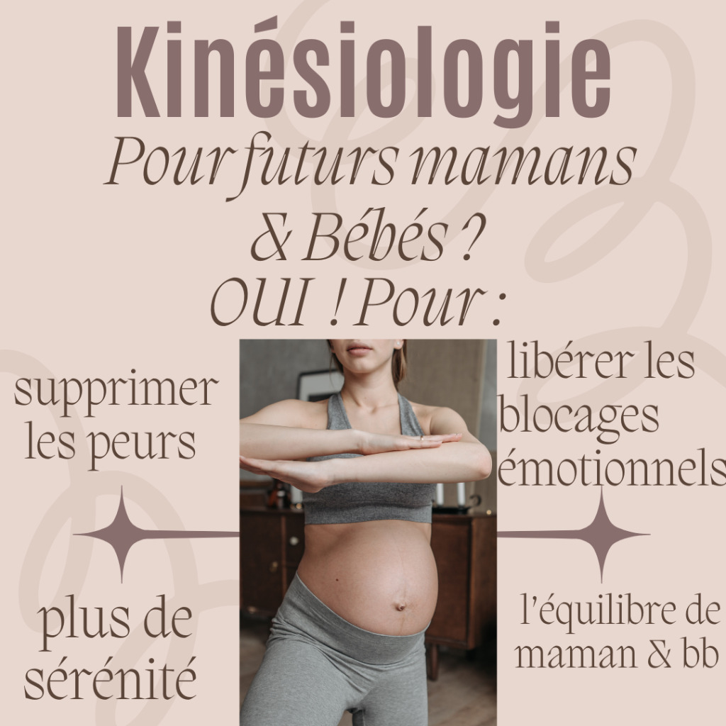 illustration Kinésiologie soigner les maux de la Grossesse & des bébés ?