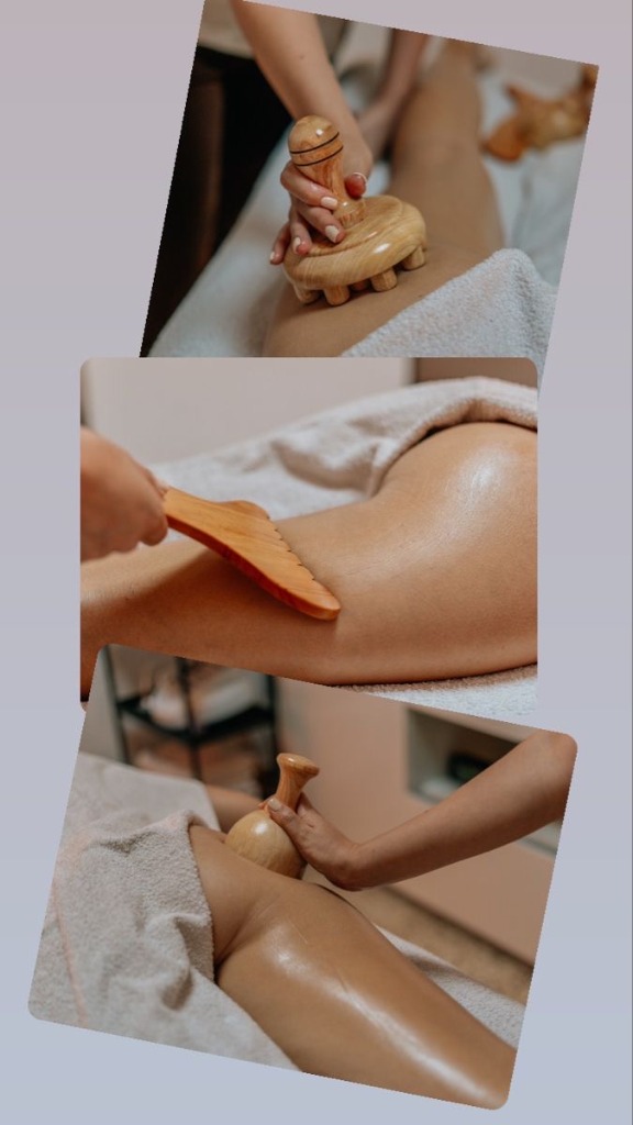 illustration Massages amincissants avec madérothérapie