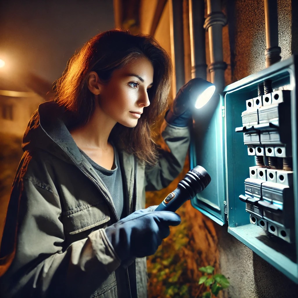 illustration Je suis un peu électricienne!