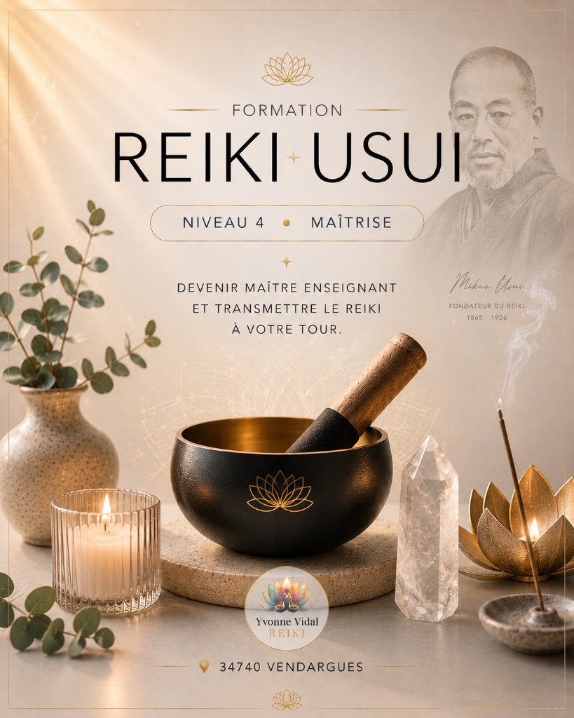 illustration MAITRE REIKI USUI / TIBET / TEATE - ENSEIGNANT du 07 au 08 août 2026 (3 jours)