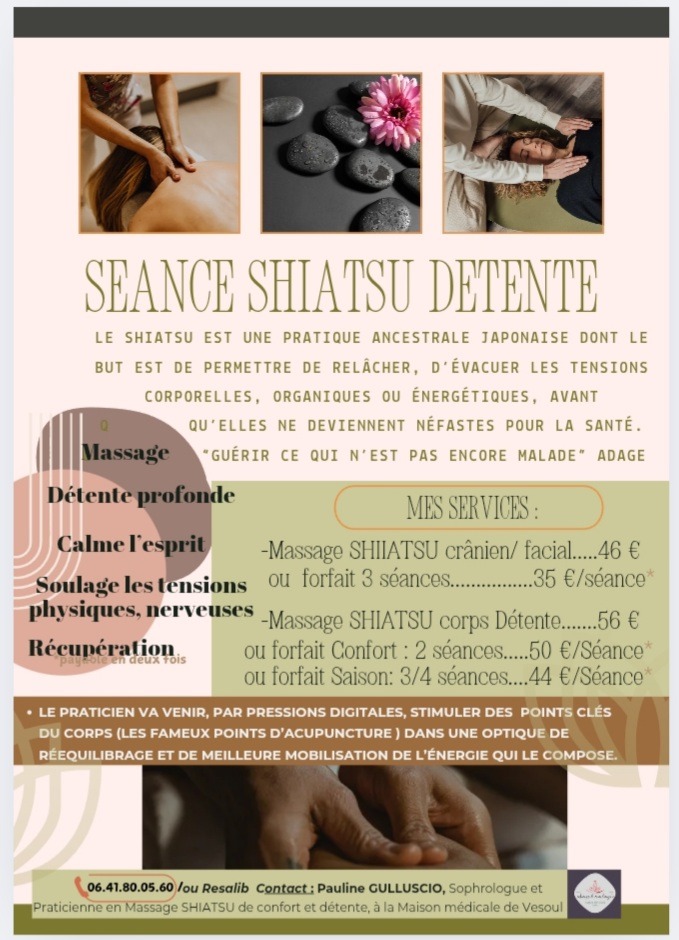 illustration ☯️ Bien-être et vitalité !! MASSAGE SHIATSU