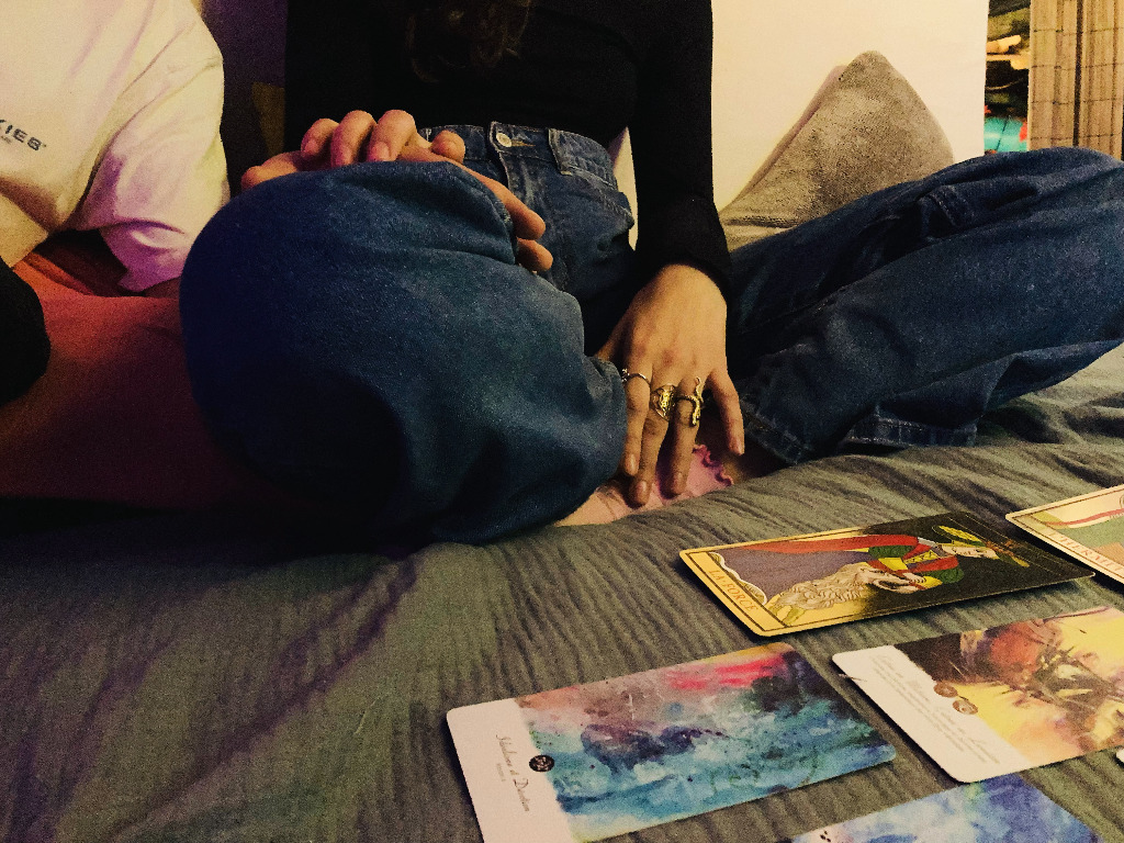 illustration Tirage de Tarots en Couple