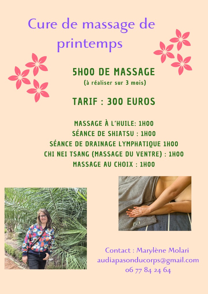 illustration Cure de 5 massages