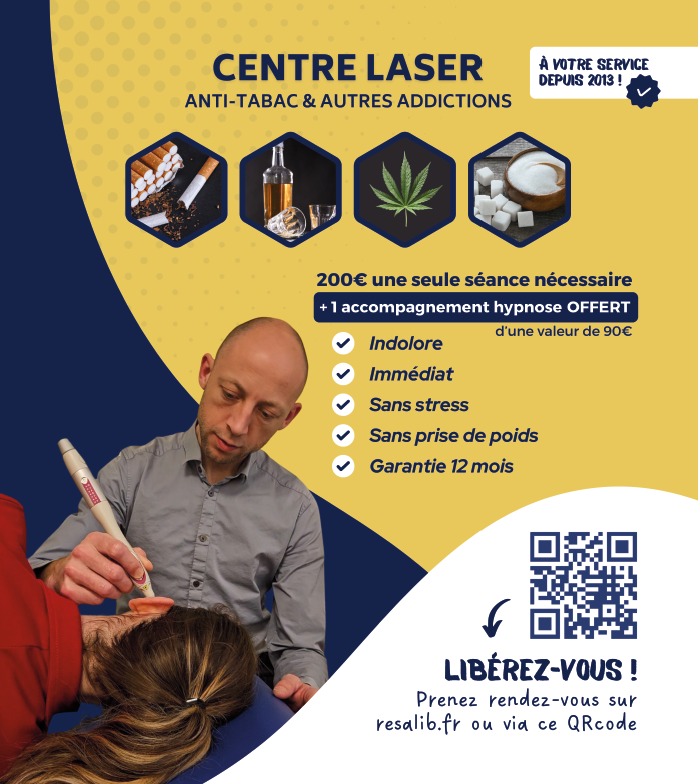 illustration Stop tabac et addiction au laser