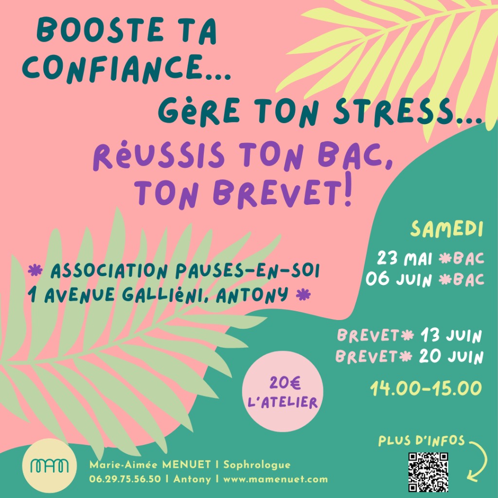illustration Atelier collectif pour préparer son bac ou son brevet sans stress et en confiance