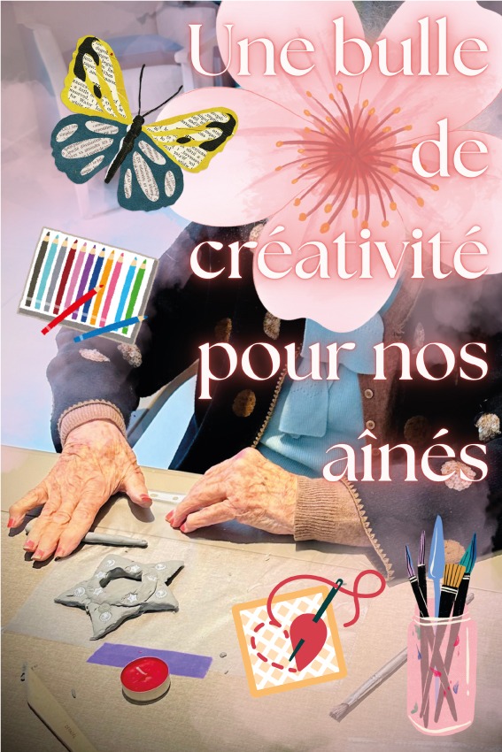illustration Des bulles de créativité à domicile pour les plus de 70 ans