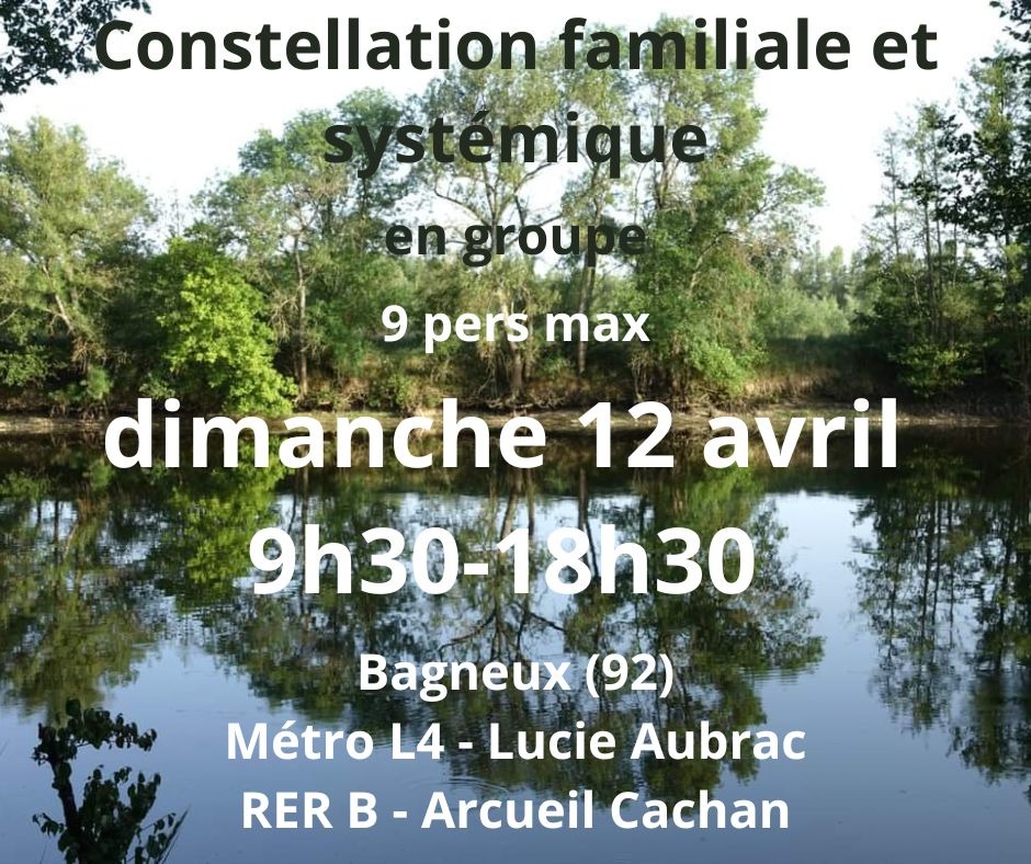 illustration Constellations familiales et systémiques en groupe dimanche 12 avril