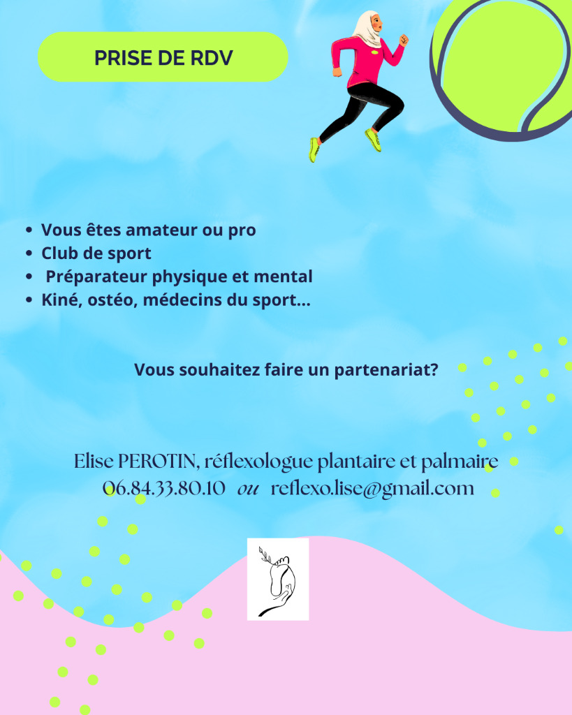 illustration Les sportifs et la réflexologie