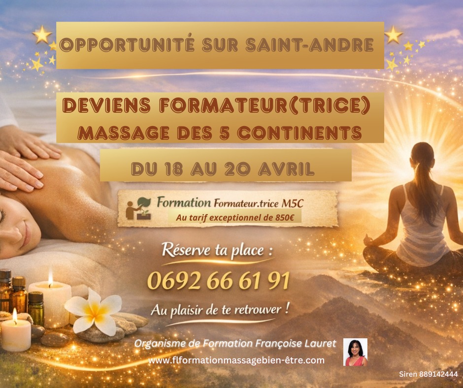 illustration Formateur/ Formatrice Massage Bien-être