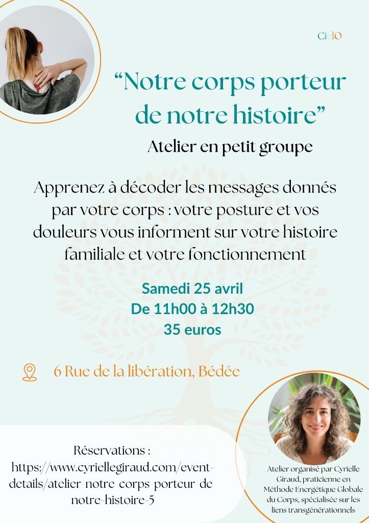 illustration "Notre corps porteur de notre histoire" - Bédée