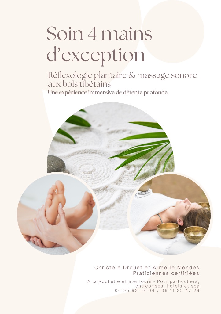 illustration Soin à 4 mains le jeudi 30 Avril  à La Rochelle