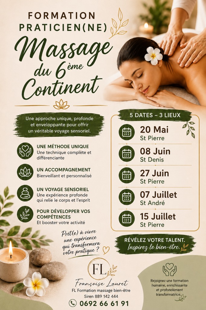 illustration ✨️DEVENEZ PRATICIEN.NE MASSAGE DU 6ÈME CONTINENT 🙌