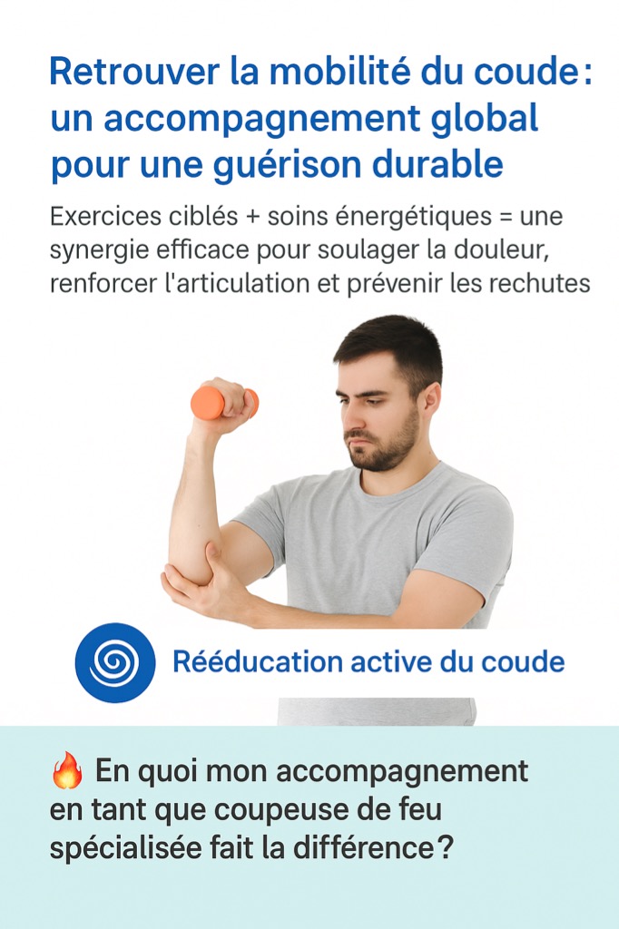 illustration 🌀 Rééducation active du coude : libérer le mouvement et soulager durablement