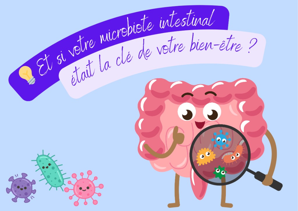 illustration Les incroyables pouvoirs de notre microbiote