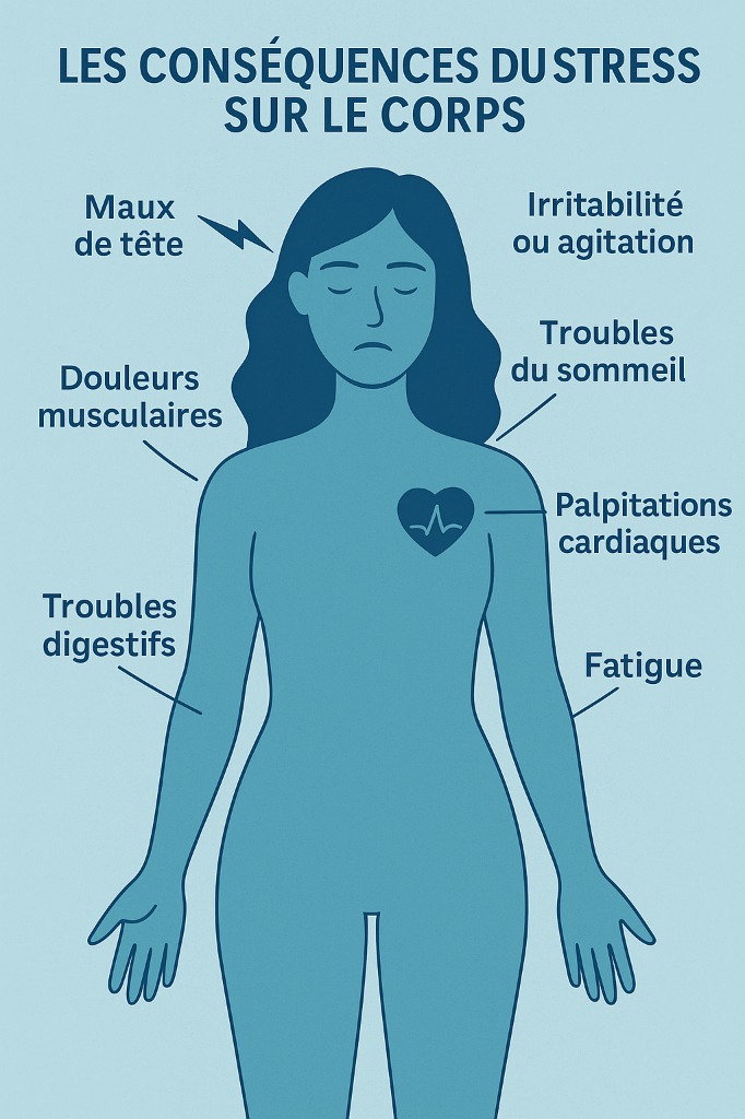 illustration le stress... ce poison pour le corps