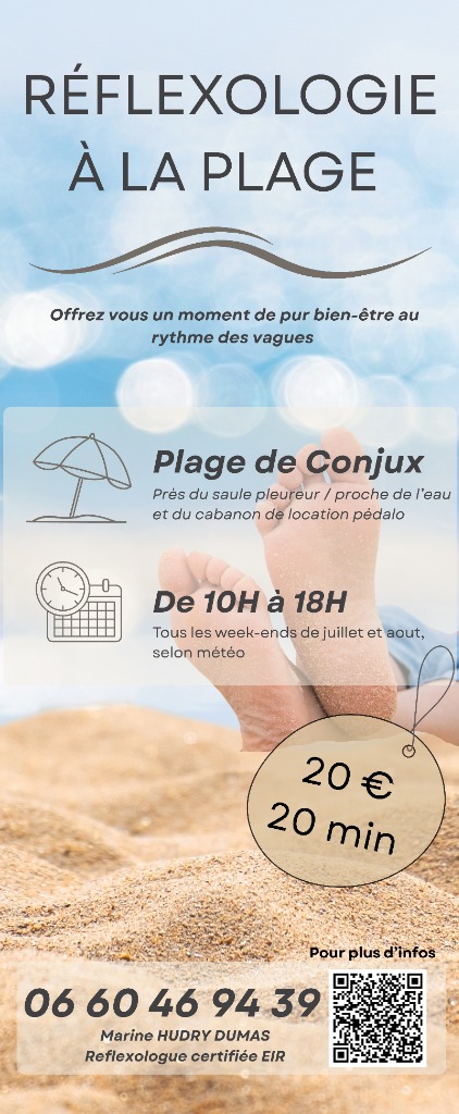 illustration Un pur moment de détente sur la plage de Conjux !