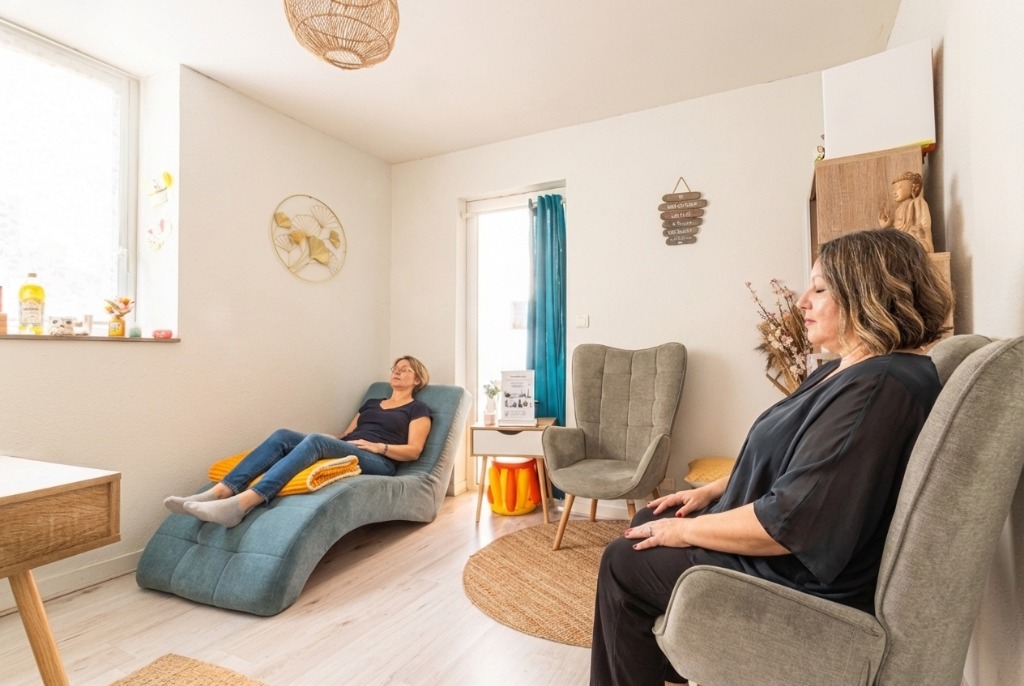 illustration Pause Bien-Être en Sophrologie – Un Instant de Détente (40 minutes)