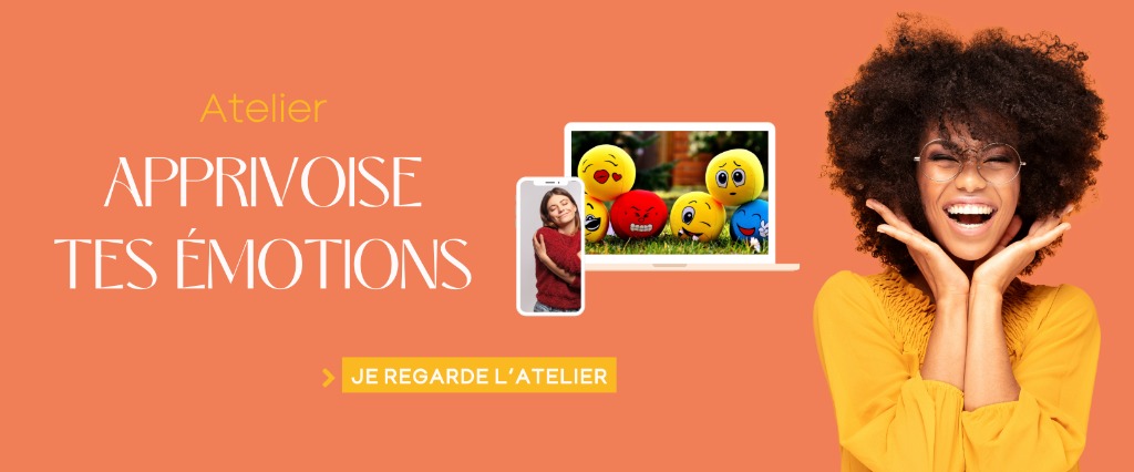 illustration Atelier en ligne  "apprivoise tes émotions"