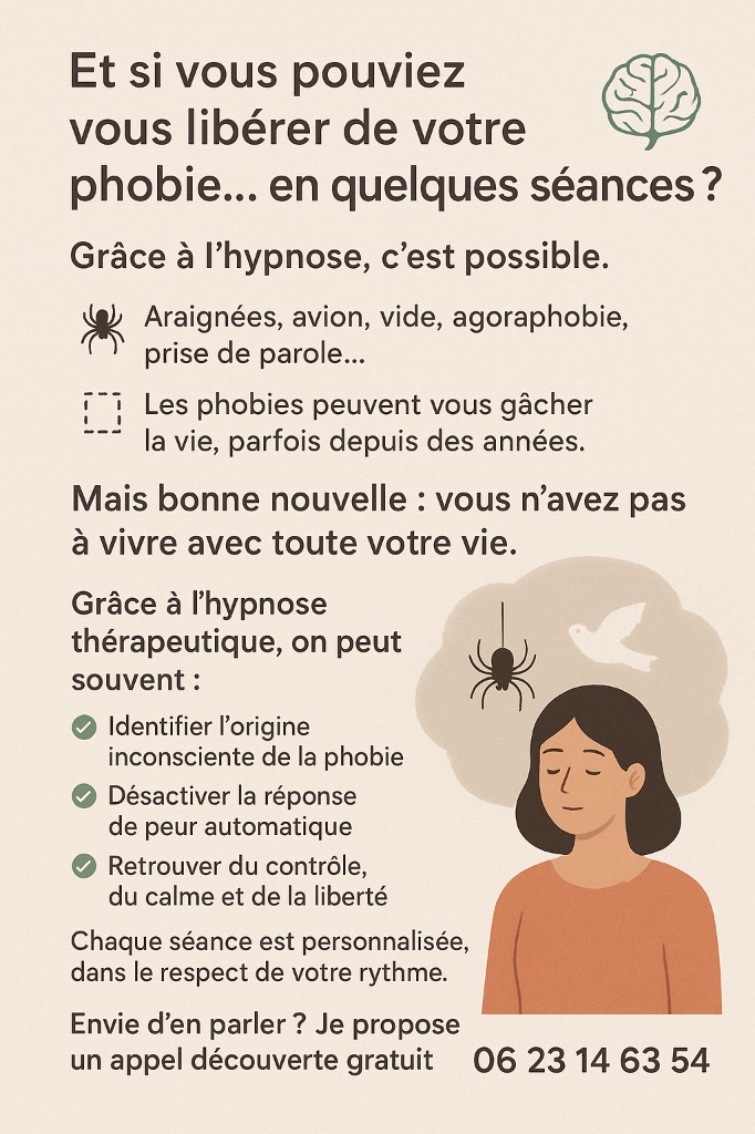 illustration Hypnose et phobie