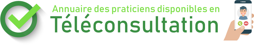 Annuaire des praticiens disponibles en téléconsultation